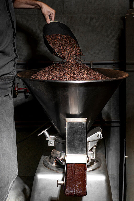 Chocolate production at the Alain Ducasse Manufactures